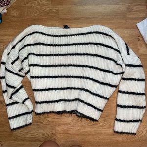 off the shoulder soft sweater